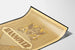 Vintage-Stil Poster Hannover mit dekorativem Wappen