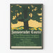 Vintage-Poster des Hannoverscher Courier mit stilisiertem Baum