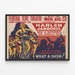Vintage-Poster Harlem Jamboree 1938 - Retro-Wanddekoration — gerahmtes Bild an der Wand