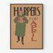 Vintage-Poster Harper's für April Retro-Wanddekoration