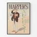Vintage-Harper's August Poster für elegante Wanddekoration