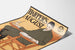 Vintage-Poster Harper's August Illustration Mann liest