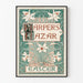 Vintage Dekorationsposter Harper's Bazar Ostern mit Narzissenblumen