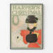 Vintage Dekorationsposter Harper's Christmas