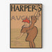 Vintage-Poster Harper's August 1894 - Illustration im Art Déco-Stil