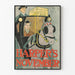 Vintage-Poster Harpers November mit Pferdegespann und Kutsche
