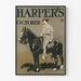 Vintage-Poster Harper's Oktober Reiter zu Pferd