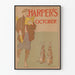 Vintage-Poster Harper's Oktober mit Illustration eines Mannes und Kaninchen