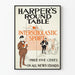 Vintage-Poster Harper's Round Table Sport Interschulisch