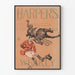 Vintage-Poster Harper's Weekly Illustration von Reiter und Pferd