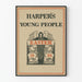 Vintage-Poster Harper's Young People Ostern 1895 Dekoratives