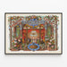 Vintage-Dekorationsposter Harrison's Handkerchief Extracts — gerahmtes Bild an der Wand