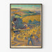 Dekoratives Poster Landschaft der Ernte auf dem Land