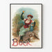 Vintage-Poster Bock mit Frau und Ziege