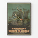 Vintage-Poster Hearts of the World - Historische Kinowanddekoration