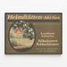 Vintage-Poster Heimstätten Berlin Landhauskolonien Wanddekoration — gerahmtes Bild an der Wand