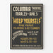 Vintage-Theater-Poster Help Yourself Paul Vulpius