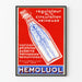 Vintage-Poster HEMOLUOL Venendurchblutungsregulator