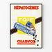 Vintage-Poster Hepatogenen Charvoz zur Wanddekoration Gesundheit