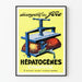 Vintage-Poster HÉPATOGENES Charvoz – Wanddekoration Gesundheit Leber
