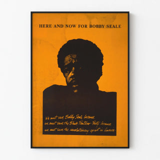 Vintage-Poster Here and Now für Bobby Seale