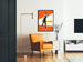 Vintage-Poster Here It Comes - Wanddekoration Elektrifizierung im ländlichen Raum