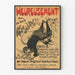 Vintage-Poster 'Glücklicherweise bin ich versichert' - Retro-Radsport-Wanddekoration