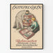 Vintage-Poster Herrenwäsche 4 Jahreszeiten zur Wanddekoration