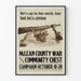 Kampagnenposter für McLean County Krieg und Gemeinschaftskasse