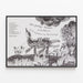 Poster des Goodige Monster und der Rovers von Max Velthuijs — gerahmtes Bild an der Wand