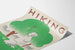 Vintage-Wandposter Wandern – Natur- und Wanderdekoration