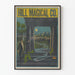 Vintage-Hill-Poster Magische Co. Wanddekoration Magisch