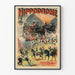 Vintage-Poster Hippodrom in den Pyrenäen - Großes Pantomimen-Spektakel