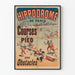 Vintage-Poster Hippodrom von Paris - Hindernislauf mit Fußrennen