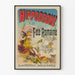 Vintage-Poster Hippodrom Römisches Fest für Wanddekoration