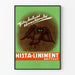 Vintage-Poster Hista-Liniment Beytout für Schmerzen und Rheuma