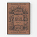 Vintage-Poster Geschichte illustriert von sechs Jahren Krieg und Revolution 1870–76
