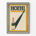 Vintage-Poster Champagnes Hoehl - Retro-Wanddekoration