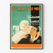 Vintage-Poster vom Skall Bli Min – Retro-Kinoraumdekoration