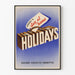 Vintage-Poster Ferien Zuhause - Retro-Wanddekoration Reise