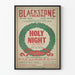 Vintage-Poster Heilige Nacht - Blackstone-Theater, weihnachtliches Musical-Show