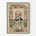 Poster zu Ehren Victor Hugos - Vintage-Literatur-Wanddekoration