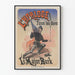 Vintage-Poster Dekorative Uhr Le Major Burk