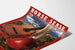 Vintage-Poster Horse Sense mit Gitarre und Reitsattel