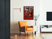 Vintage-Poster Horse Sense mit Gitarre und Reitsattel