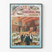Vintage-Poster Pferdemann Weihnachten 1893 Dekor Pferde- und Wohnzimmer antik