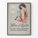 Vintage-Poster Hose of Luxite – Weibliche Eleganz und Raffinesse