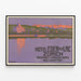 Vintage-Poster Hôtel Eden au Lac Zürich – Wanddekoration Reise — gerahmtes Bild an der Wand