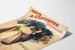Vintage-Poster Eine zufriedene Frau - Retro-Wanddekoration