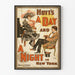 Vintage-Poster Hoyt's A Day and A Night in New York